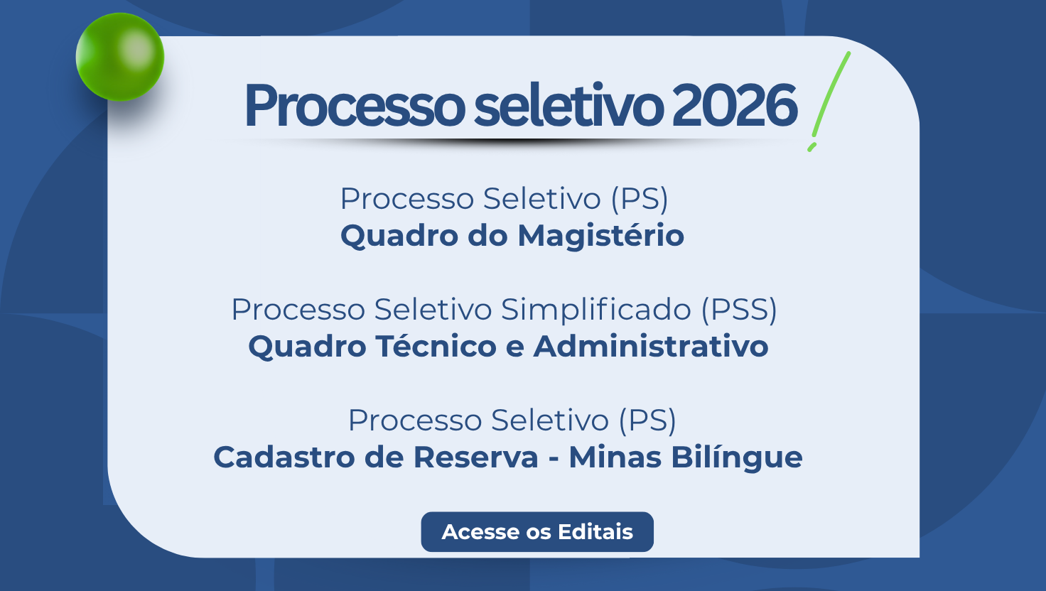Processo Seletivo 2026