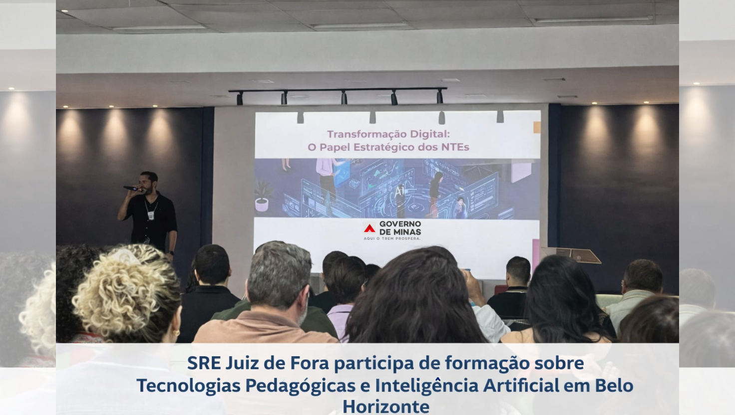 Servidores da SRE Juiz de Fora participam de formação sobre Tecnologias Pedagógicas e Inteligência Artificial